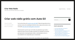 Desktop Screenshot of criarwebradio.com.br